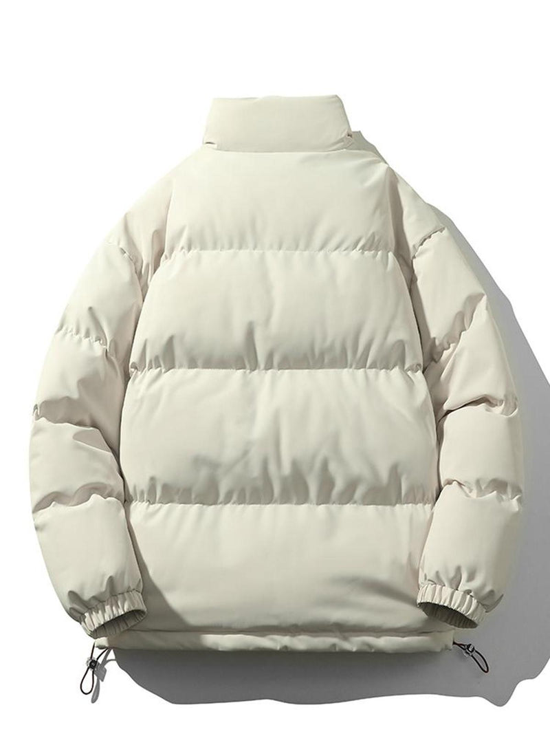 Men&#39;s Quilted Stand Collar Winter Jacket