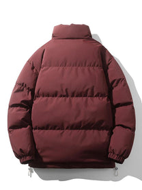 Men&#39;s Quilted Stand Collar Winter Jacket