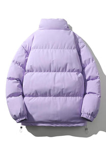 Men&#39;s Quilted Stand Collar Winter Jacket