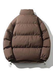 Men&#39;s Quilted Stand Collar Winter Jacket