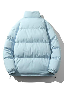 Men&#39;s Quilted Stand Collar Winter Jacket