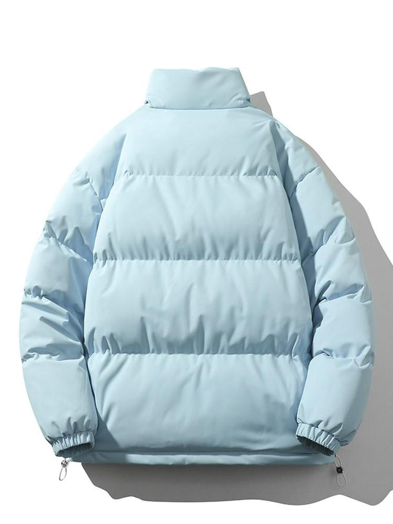 Men&#39;s Quilted Stand Collar Winter Jacket