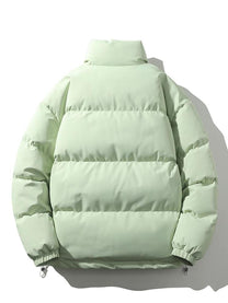 Men&#39;s Quilted Stand Collar Winter Jacket