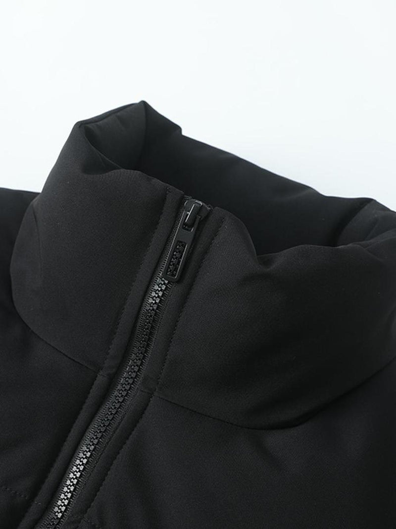 Men&#39;s Quilted Stand Collar Winter Jacket
