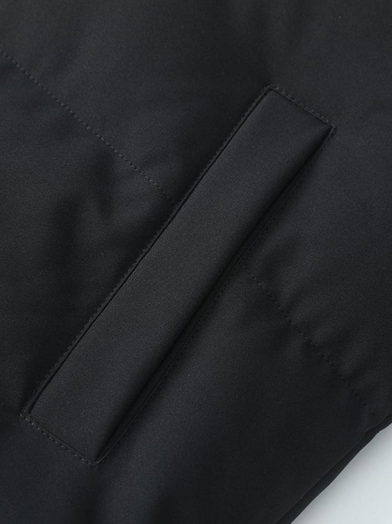 Men&#39;s Quilted Stand Collar Winter Jacket