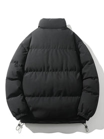 Men&#39;s Quilted Stand Collar Winter Jacket