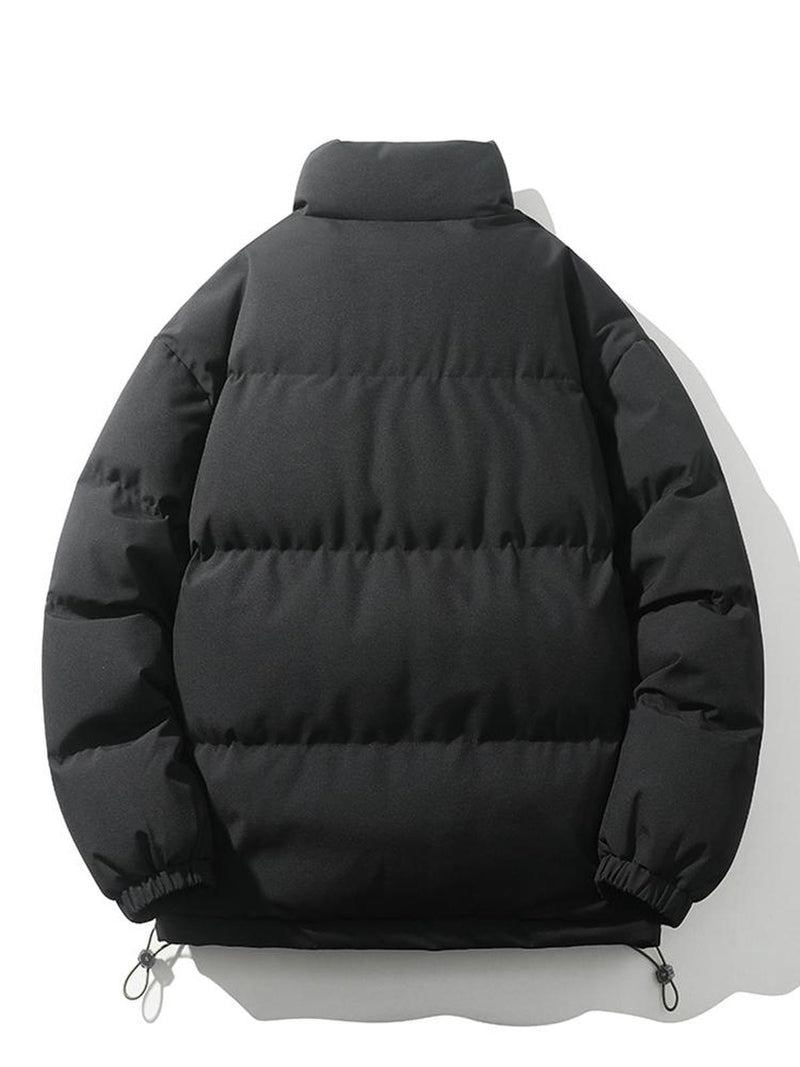 Men&#39;s Quilted Stand Collar Winter Jacket