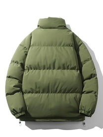 Men&#39;s Quilted Stand Collar Winter Jacket