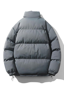 Men&#39;s Quilted Stand Collar Winter Jacket