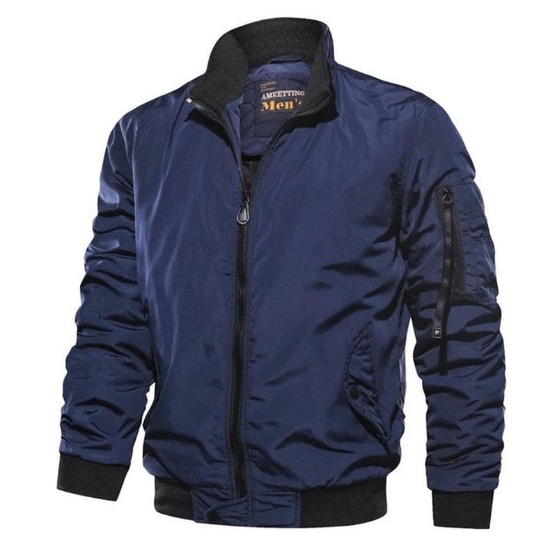 Men&#39;s Relaxed Fit Utility Bomber Jacket