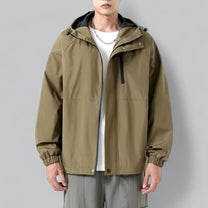 Men&#39;s Relaxed Fit Windbreaker Jacket With Weather Protection