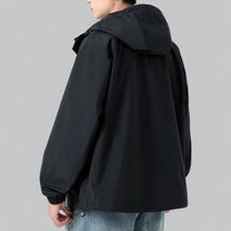 Men&#39;s Relaxed Fit Windbreaker Jacket With Weather Protection