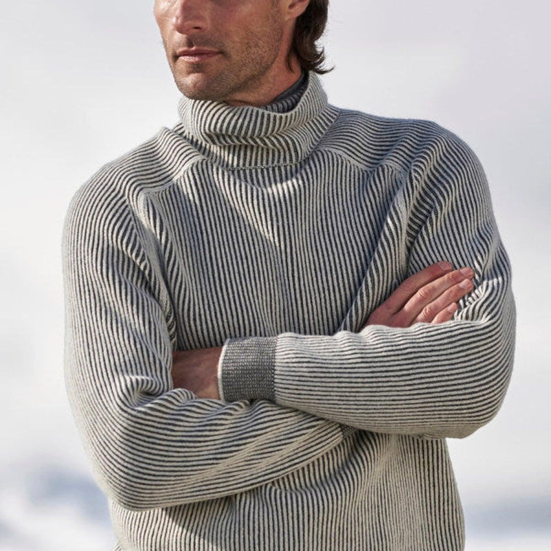 Men&#39;s Roll Neck Sweater - Winter Warmth And Comfort