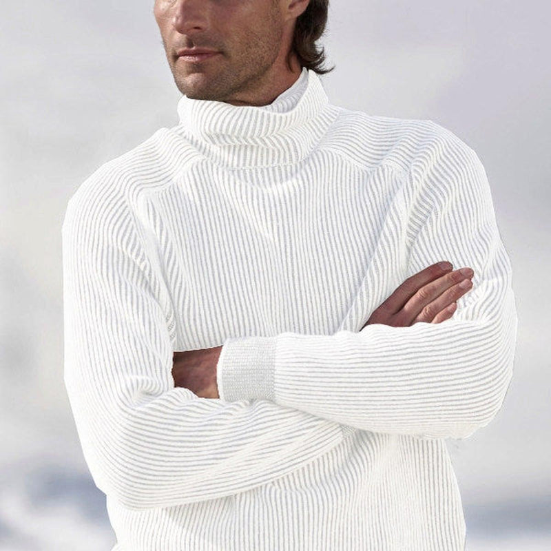 Men&#39;s Roll Neck Sweater - Winter Warmth And Comfort