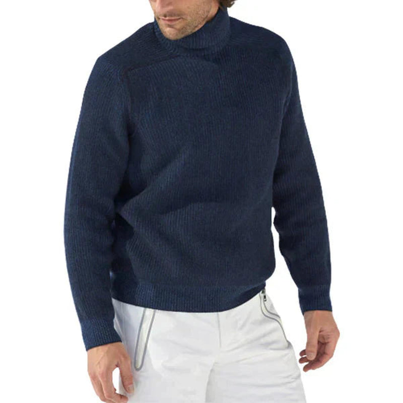 Men&#39;s Roll Neck Sweater - Winter Warmth And Comfort