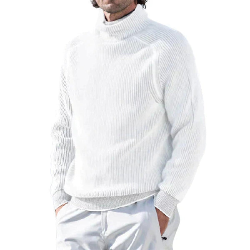 Men&#39;s Roll Neck Sweater - Winter Warmth And Comfort