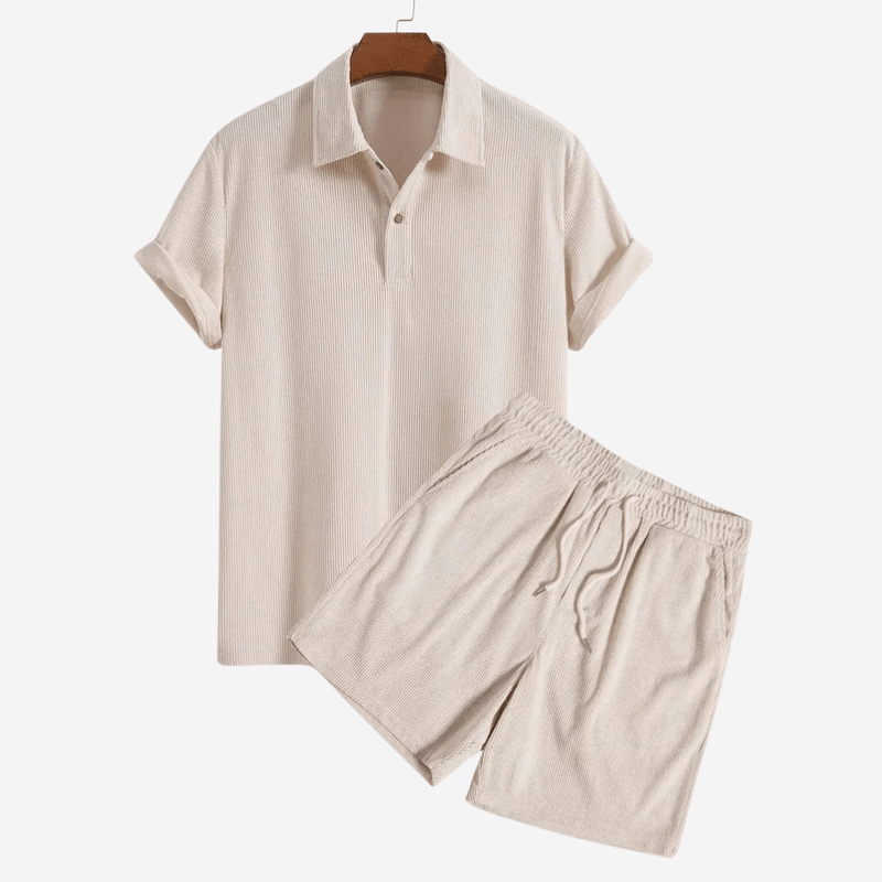 Men&#39;s Short Sleeve Cotton Twill Shirt