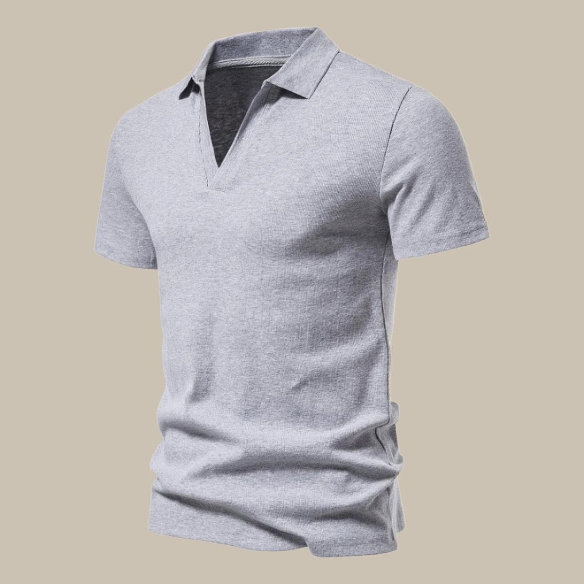 Men&#39;s Short Sleeve Merino Polo Shirt