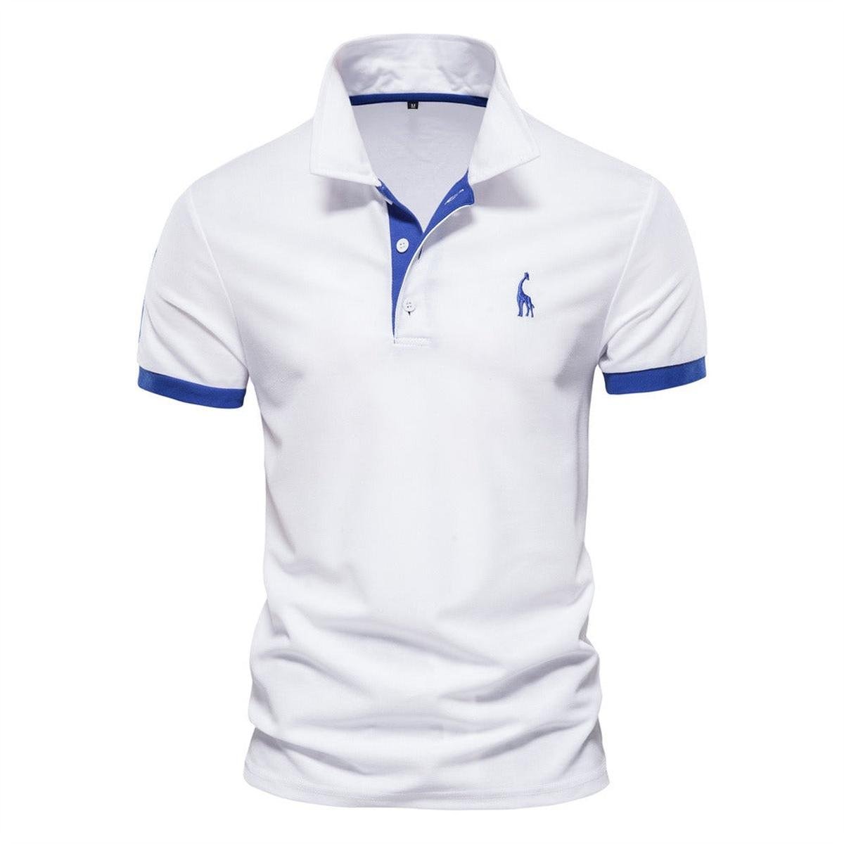 White - Blue / 4XL