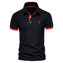 Men&#39;s Short Sleeve Polo Shirt in Cotton/Polyester Blend