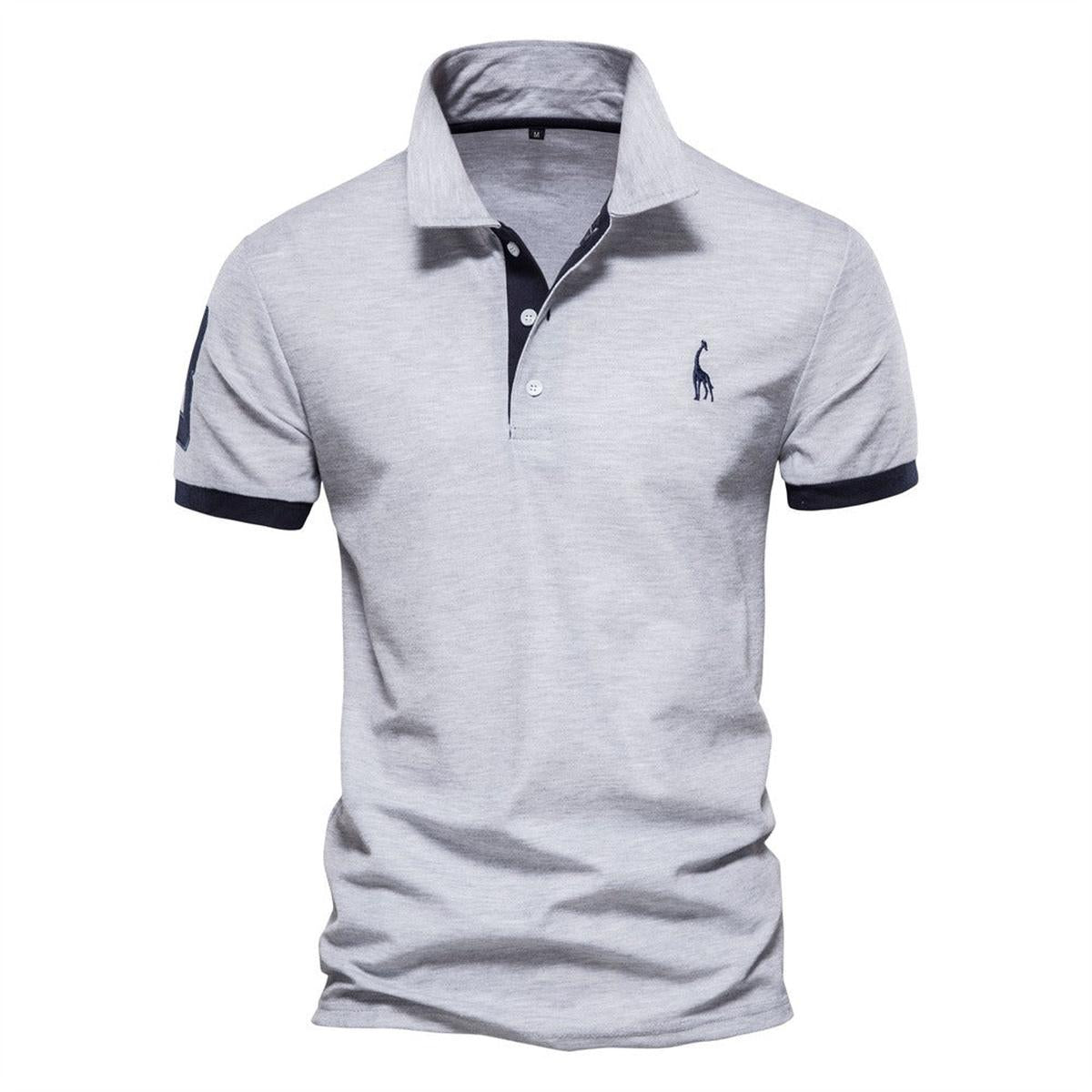 Grey - Dark Blue / 4XL