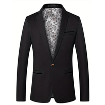 Men&#39;s Slim Fit Blazer With Classic Lapels