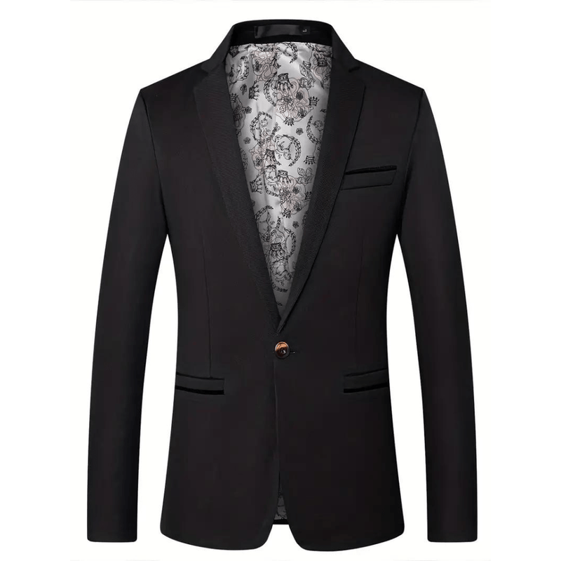 Men&#39;s Slim Fit Blazer With Classic Lapels