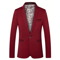 Men&#39;s Slim Fit Blazer With Classic Lapels