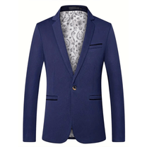 Men&#39;s Slim Fit Blazer With Classic Lapels