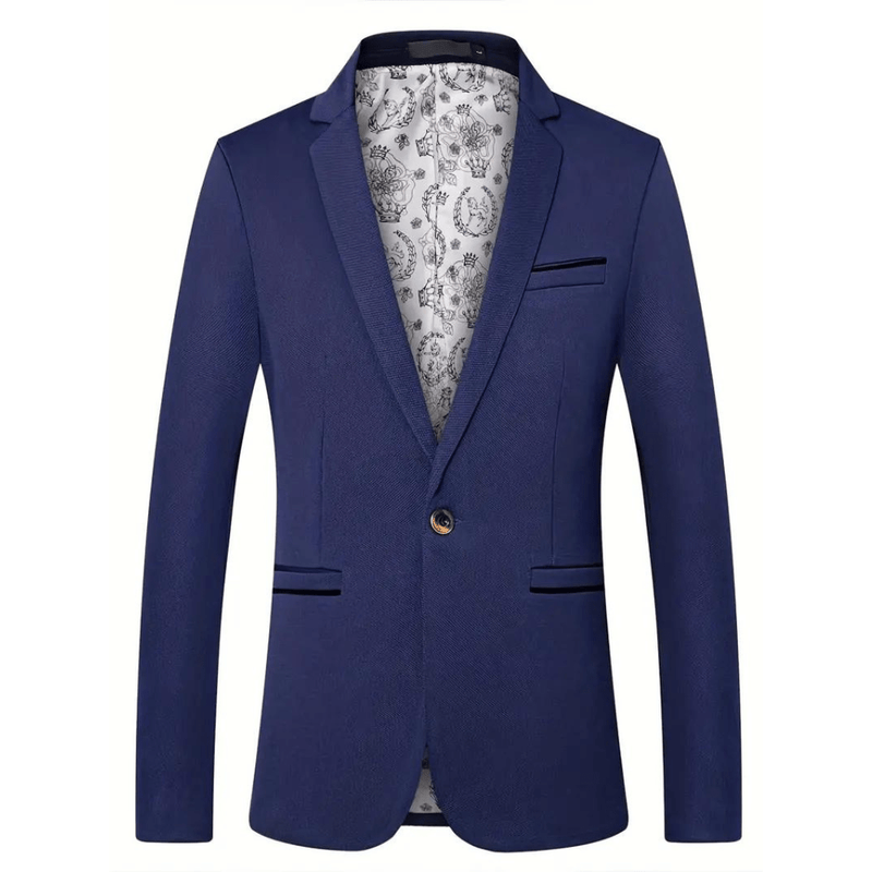 Men&#39;s Slim Fit Blazer With Classic Lapels