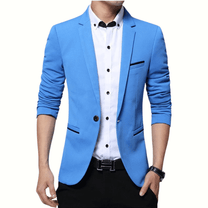 Men&#39;s Slim Fit Blazer With Classic Lapels