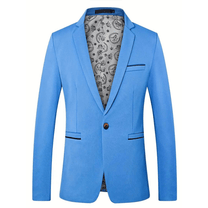 Men&#39;s Slim Fit Blazer With Classic Lapels