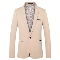 Men&#39;s Slim Fit Blazer With Classic Lapels