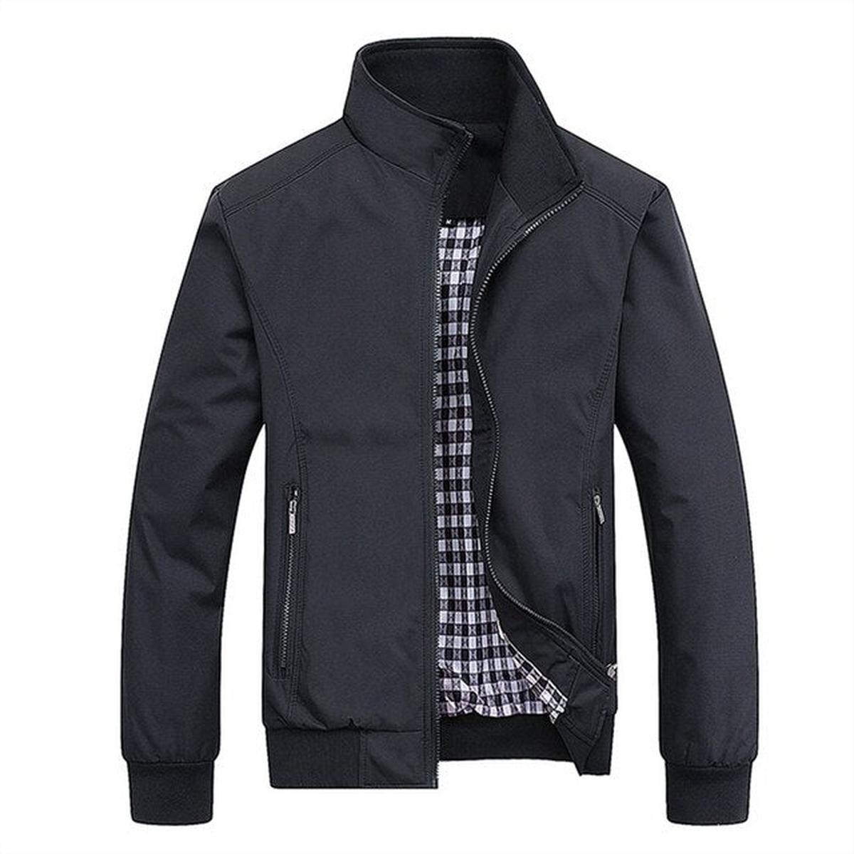 Men&#39;s Slim Fit Bomber Jacket For Spring And Fall