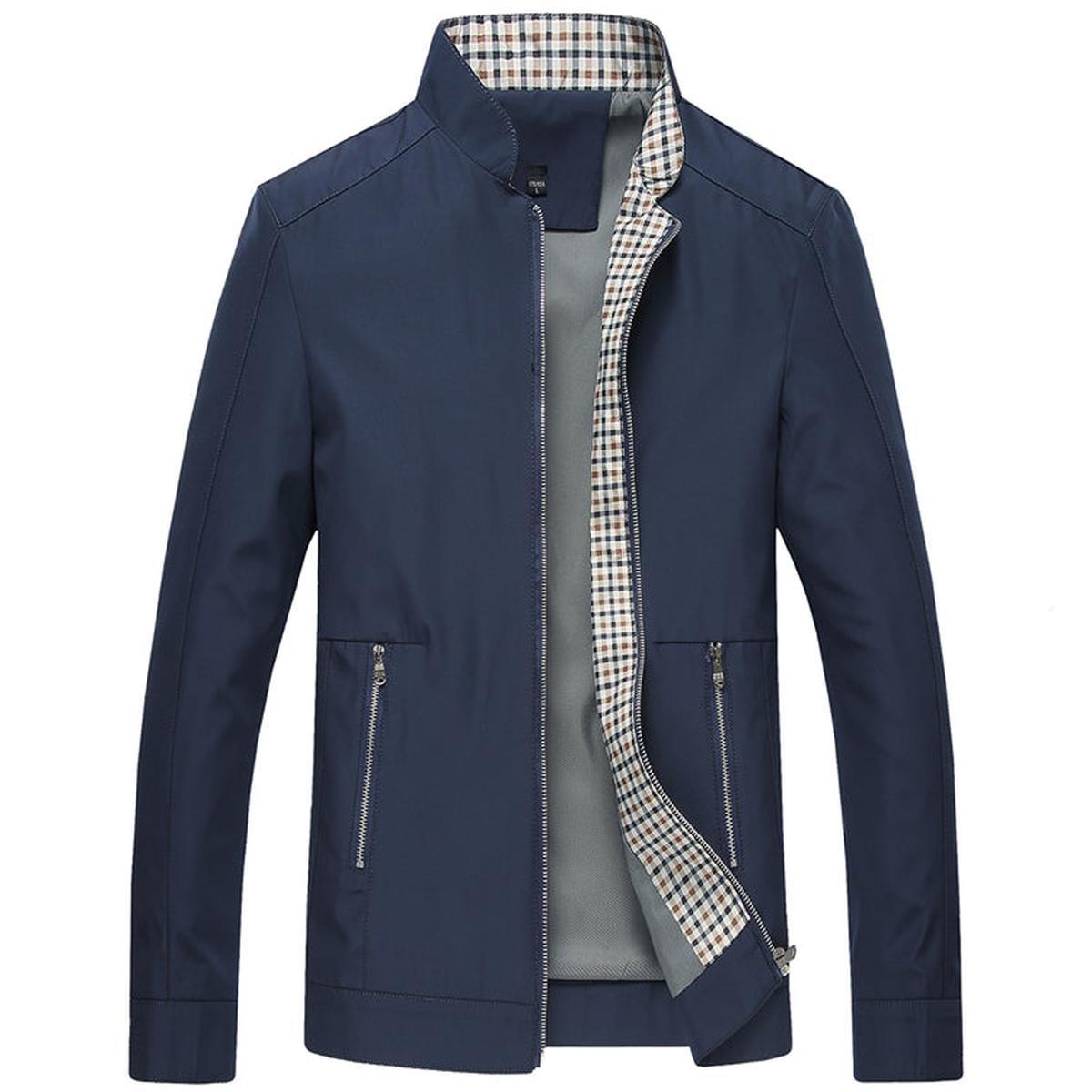 Men&#39;s Slim Fit Bomber Jacket For Spring And Fall
