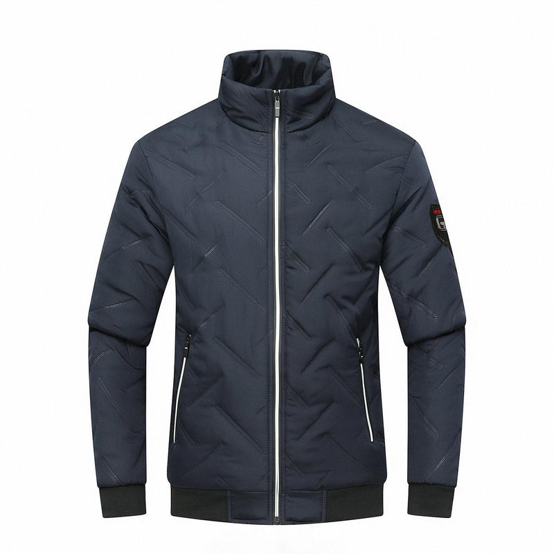 Men&#39;s Slim Fit Chevron Quilted Jacket