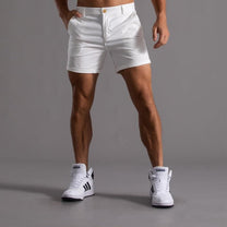 Men&#39;s Slim-Fit Chino Shorts Cotton Blend