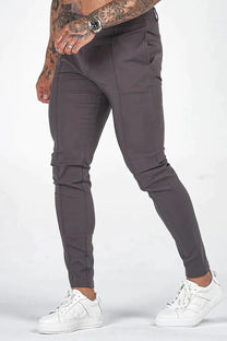 Men&#39;s Slim Fit Full-Length Trousers