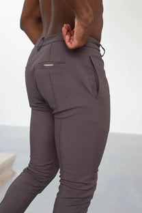 Men&#39;s Slim Fit Full-Length Trousers