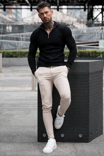 Men&#39;s Slim Fit Full-Length Trousers