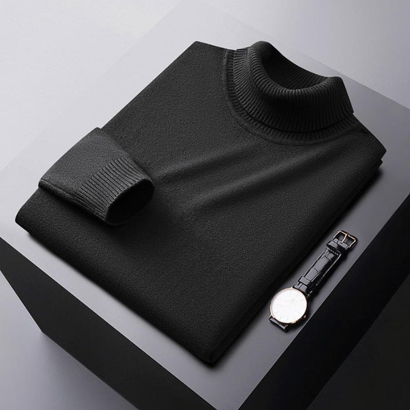 Men&#39;s Slim Fit Knitted Turtleneck Sweater
