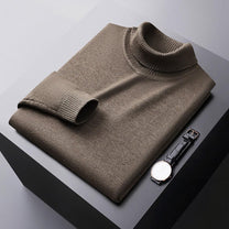Men&#39;s Slim Fit Knitted Turtleneck Sweater