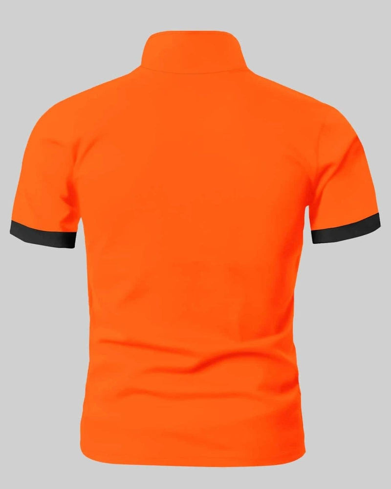 Men&#39;s Slim Fit Polo Shirt With Contrast Trim