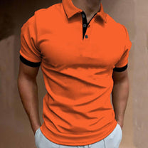 Men&#39;s Slim Fit Polo Shirt With Contrast Trim