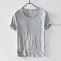 Men&#39;s Slim Fit Rolled Sleeve Crew Neck T-Shirt