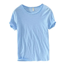 Men&#39;s Slim Fit Rolled Sleeve Crew Neck T-Shirt