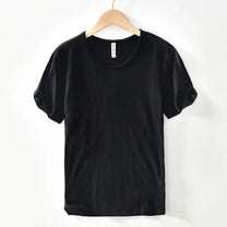 Men&#39;s Slim Fit Rolled Sleeve Crew Neck T-Shirt