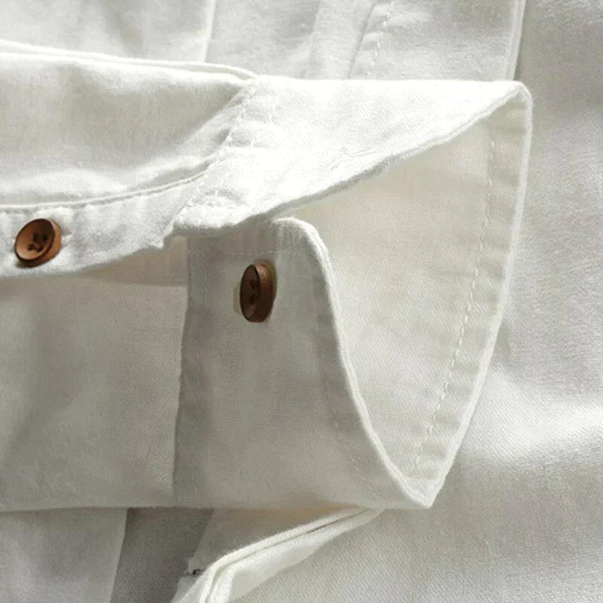 Men&#39;s Slim Fit Stand-Up Collar Shirt