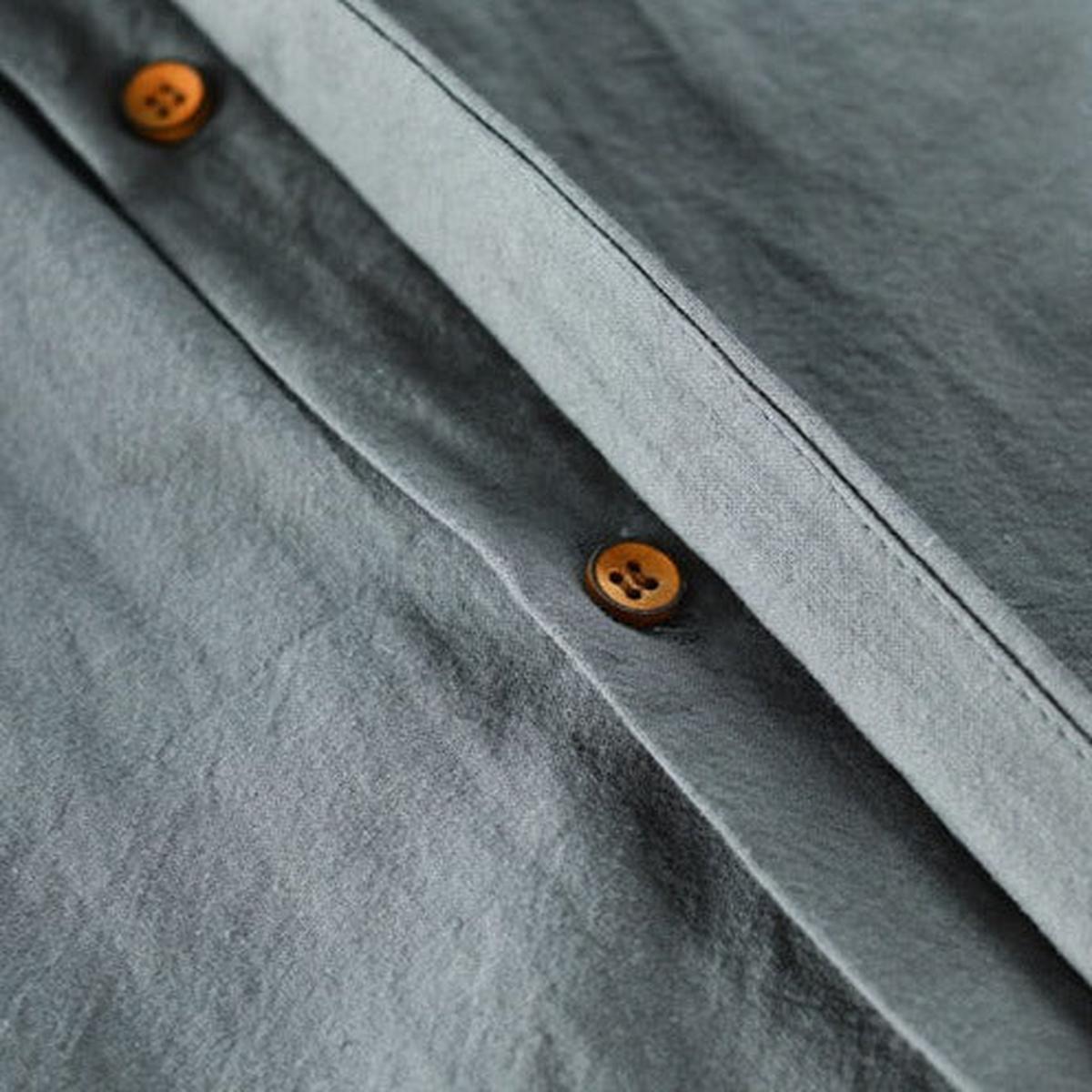 Men&#39;s Slim Fit Stand-Up Collar Shirt