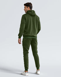 Men&#39;s Slim-Fit Tracksuit Set With Pullover And Pants